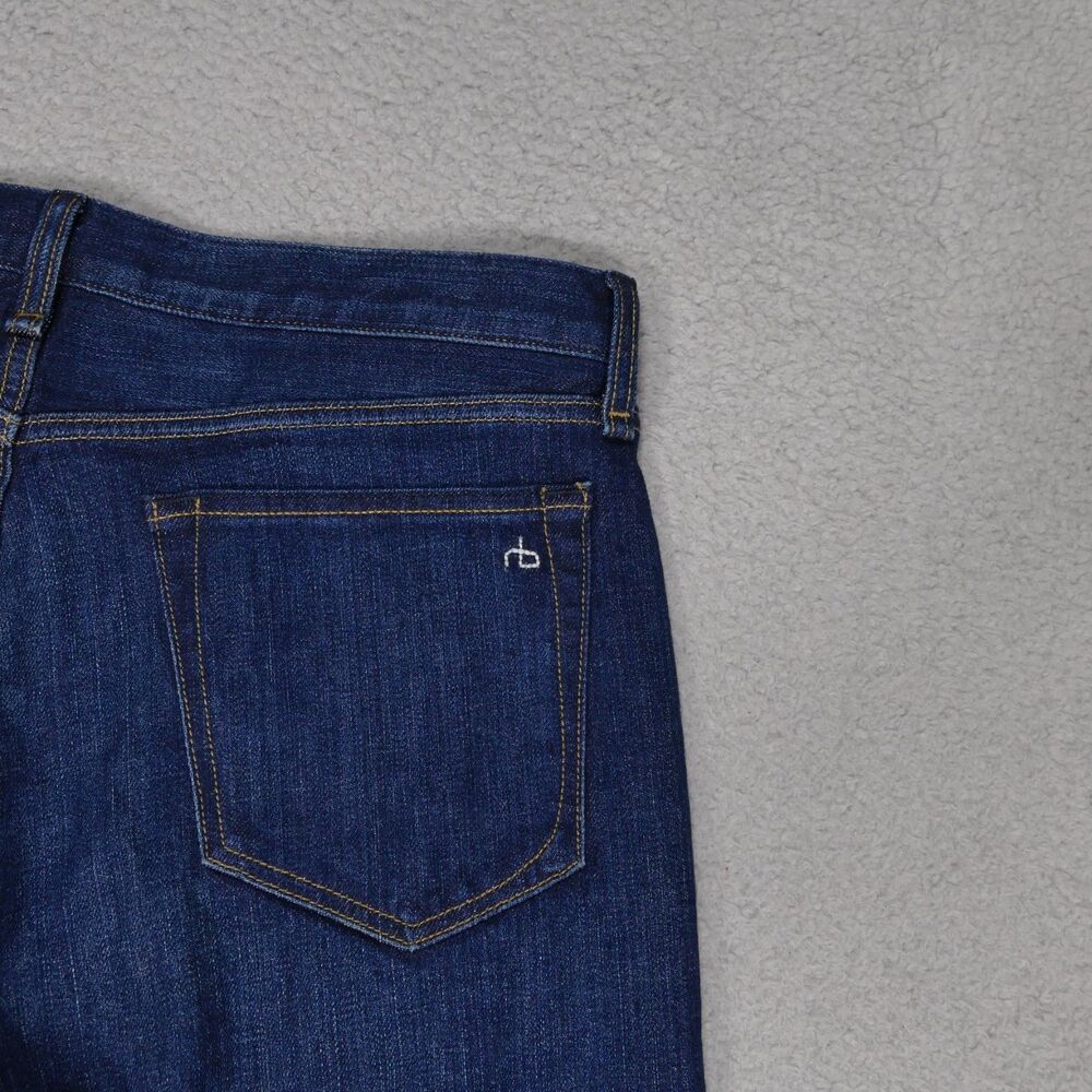 Rag & Bone Jeans Mens 34x29 Dark Wash Denim Fit 2 Slim - Picture 15 of 16